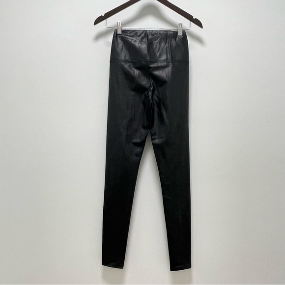 The Reset R Label Vegan Leather Black Leggings Size X-Small - Picture 7 of 12